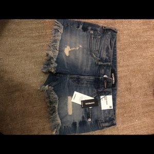 Express jean shorts NWT